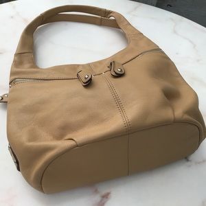 Tignanello🐪Leather Shoulder Bag EUC Camel/Tan